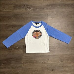 NWOT Dolls Kill x E.T. I’ll Be Right Here Raglan Tee